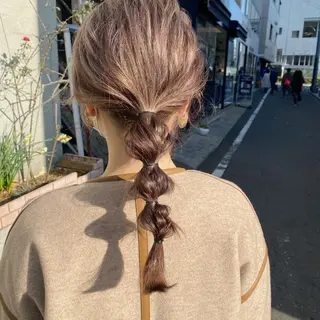 ミディアム カラー パーマ ヘアアレンジ メンズ 🍀髪質改善 ケアカラーrootsのヘアスタイル