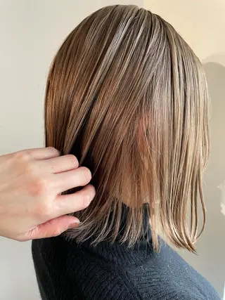 ショート カラー キッズ ネイル マツエク・マツパ アイブロウ 透明感カラー/推しカ ラー☁️JURAのヘアスタイル