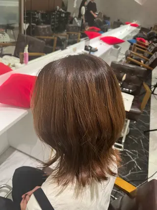 ミディアム 須山 漱斗のヘアスタイル