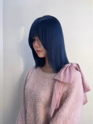 ミディアム ☘️かわいいハイトー ン☘️nonokaのヘアスタイル