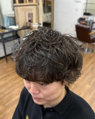 パーマ メンズ 【メンズ特化】 横浜美容師kuのヘアスタイル