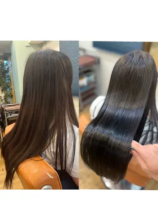 ロング ⚪️髪質改善 縮毛 店長 コウ⚪️のヘアスタイル