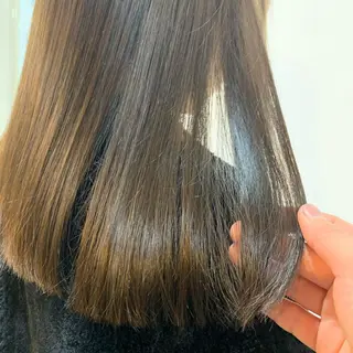 カラー パーマ、髪質改善 菊地美月のヘアスタイル