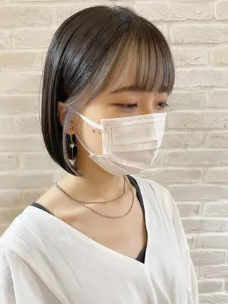 ショート カラー hair salon Ranun髪質改善のヘアスタイル