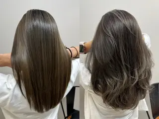 カラー ホッチ・美髪矯正✂︎ 髪質改善tr✂︎のヘアスタイル