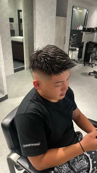 ショート メンズ 野髙 昂大のヘアスタイル