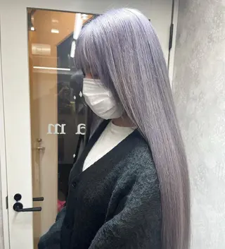 ロング カラー 【美髪ハイトーン】 髪質改善/大和🎀のヘアスタイル