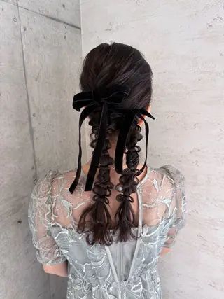 ヘアアレンジ 女性に人気♪ はやしほのかのヘアスタイル