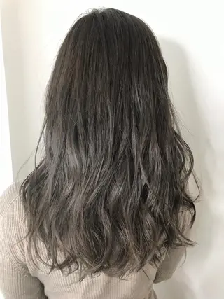 ロング カラー 酸性ストレート/ブリ ーチなし/中村 匠のヘアスタイル