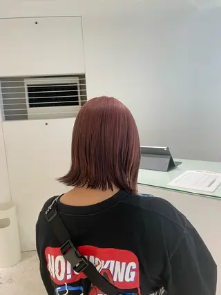 ミディアム カラー loely 💞miyuのヘアスタイル