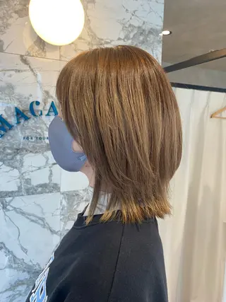 ミディアム POCKET  いわき店所属・諸橋 美波のヘアスタイル