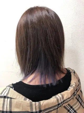 ミディアム 阿部 美咲のヘアスタイル