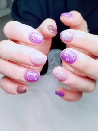 ネイル 門戸厄神プライベートサロンulunail所属・ulunail mikaのネイルデザイン