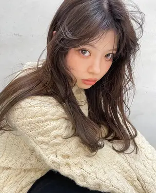 ロング MUKU所属・fuka モデル募集のヘアスタイル