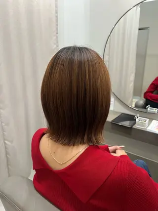ミディアム 上迫 ゆうのヘアスタイル