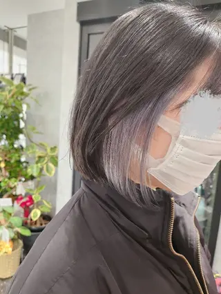 ショート カラー あかね☆ヘアアレンジ /ボブ/縮毛矯正のヘアスタイル