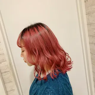 ミディアム カラー GO TODAY SHAiRE SALON 町田店所属・🫧大森 知夏🫧のヘアスタイル
