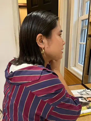 ミディアム カラー NOUN所属・eri kinjoのヘアスタイル