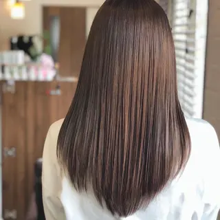 ロング カラー 大島 智志のヘアスタイル