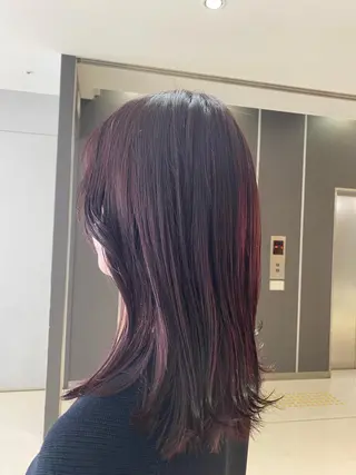 セミロング カラー 大人かわいい×艶髪 🤍塩川のヘアスタイル