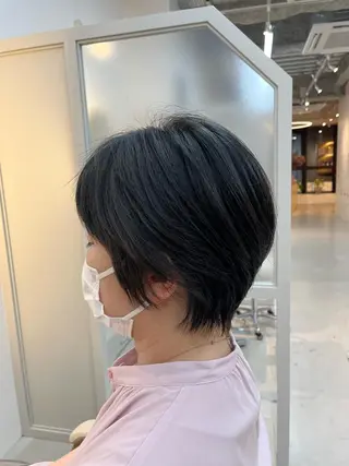 ショート 透明感カラー/艶髪/ 高城潤也のヘアスタイル