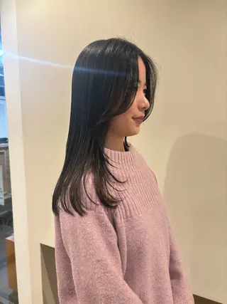 セミロング オーガニックカラー/ 表参道/ルカのヘアスタイル