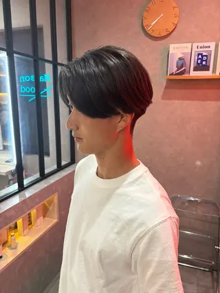 ショート パーマ メンズ 長谷川 湧のヘアスタイル