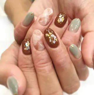 ネイル Ash関内ネイリスト 荒木のネイルデザイン