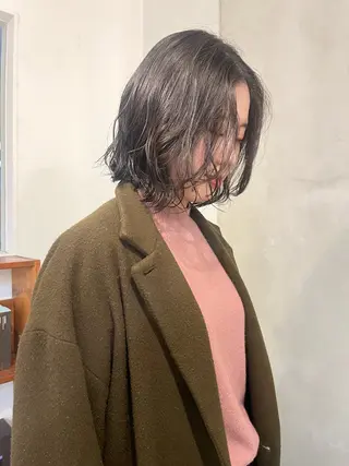 ミディアム haco所属・🌿haco / パーマ/ユリナ🕊️のヘアスタイル