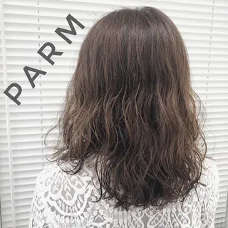 ミディアム カラー パーマ YU-KA ✂︎ROSSOのヘアスタイル