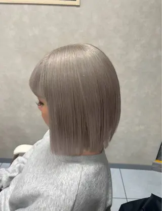 ミディアム ブリーチカラー特化 美容師/𝕐𝕌𝕀のヘアスタイル