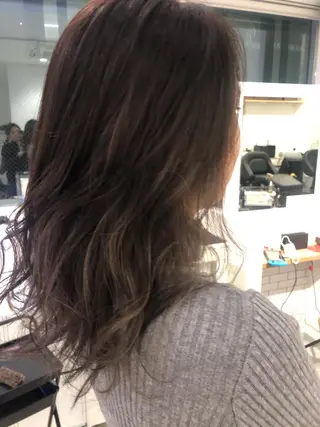 ミディアム カラー JILBLAN京都 ショート/ハイライトのヘアスタイル