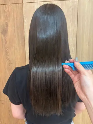 ロング ゆうこ🍀髪質改善/ ストレート/艶カラーのヘアスタイル