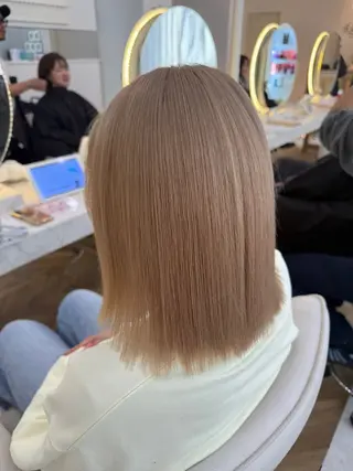 ミディアム 小林 美月  透明感カラーのヘアスタイル