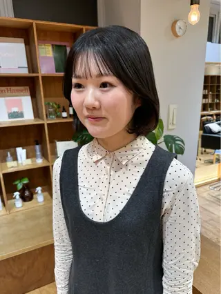 ショート パーマ 大橋 芽衣のヘアスタイル