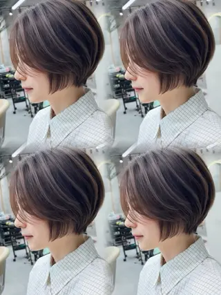 ショート カラー ✨大川 錬✨ -7歳若返りショートのヘアスタイル
