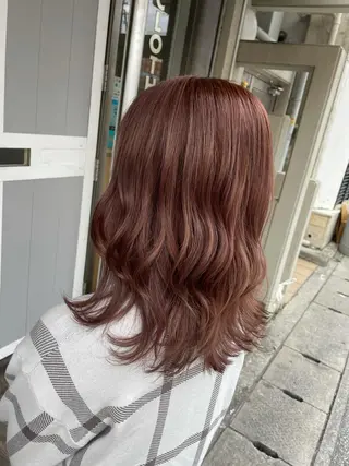 カラー miloc かおりのヘアスタイル