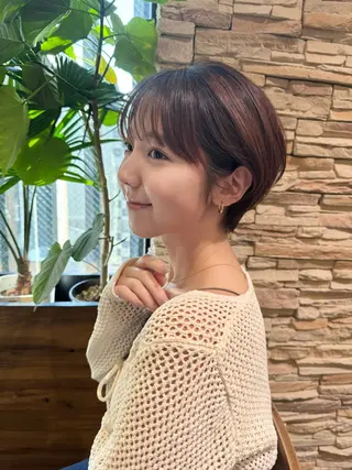 ショート 撮影カットモデル募集 前髪、顔周り/徳永のヘアスタイル
