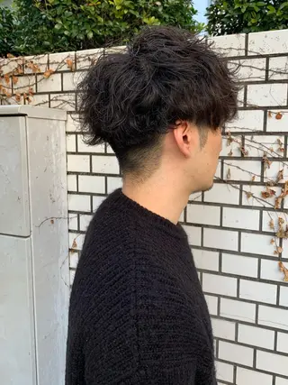 パーマ メンズ 深沢 秀のヘアスタイル