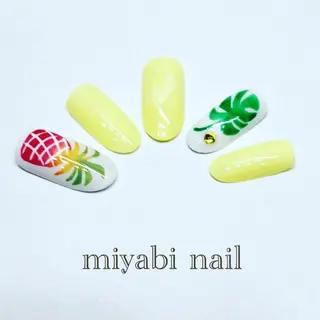 ネイル miyabi nail 桂川駅近くのネイルデザイン
