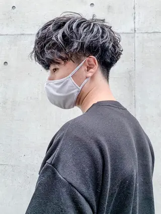 ショート パーマ メンズ メンズ似合わせ🪞 副店長 kotoriのヘアスタイル