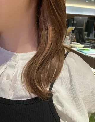 セミロング カラー 🌼kubu🍀 Minami🌼のヘアスタイル