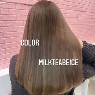 ロング カラー エクステ🩵ブリーチ 韓国ヘア🩵KAEのヘアスタイル