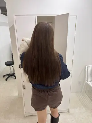 ロング カラー 冨木 雄斗のヘアスタイル