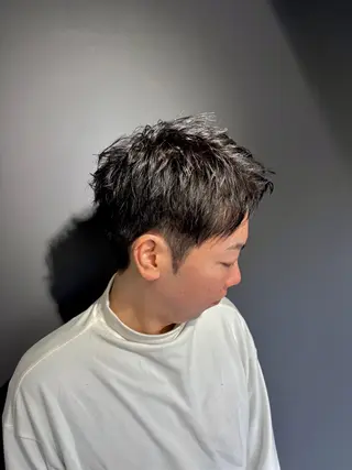 ショート パーマ メンズ 2nd HOUSE所属・2ndHOUSE 松本晃佳のヘアスタイル