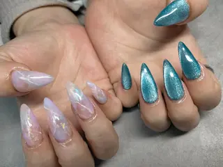 ネイル ネイル＆ホワイトニング   Yu-a所属・yu-a  スカルプ ネイルakiのネイルデザイン