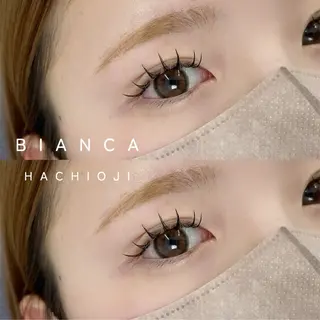 マツエク・マツパ 🌐　BIANCA endo 　🌐のマツエク・マツパデザイン