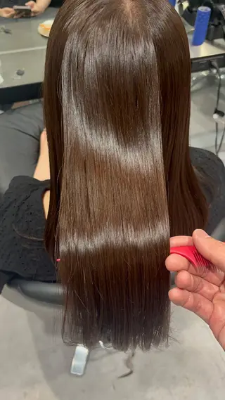ロング カラー パーマ 🌈艶髪/髪質改善 新宿itouのヘアスタイル