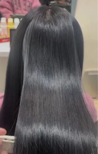 セミロング カラー SALOWIN梅田　　サロウィン所属・縮毛•酸性矯正特化/ 美髪•髪質改善/KJのヘアスタイル