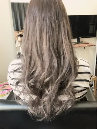 ロング カラー BOBシークレット じょうじ⭐️成のヘアスタイル